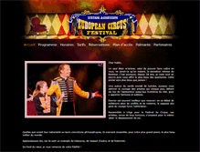 Tablet Screenshot of europeancircus.com